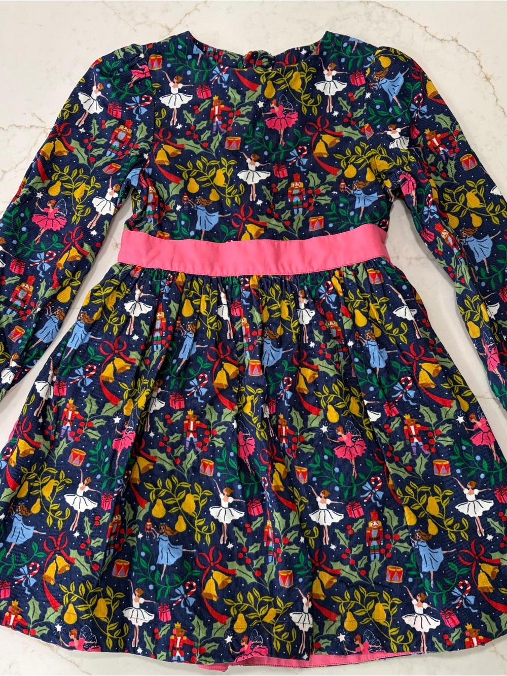 Mini Boden Girls Nutcracker Ballet Holiday Dress Size 7-8Y